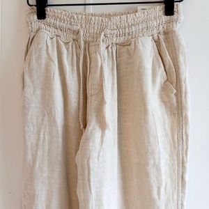 SO Wide Leg Linen Pants